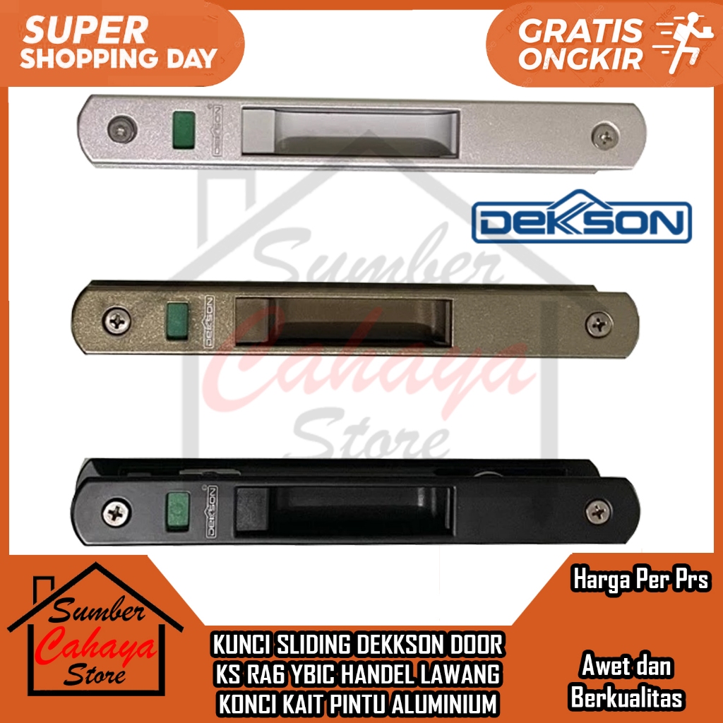 Jual Handle Kunci Pintu Geser Sliding Dekkson Ks Ra6 Handel Frame Kait ...