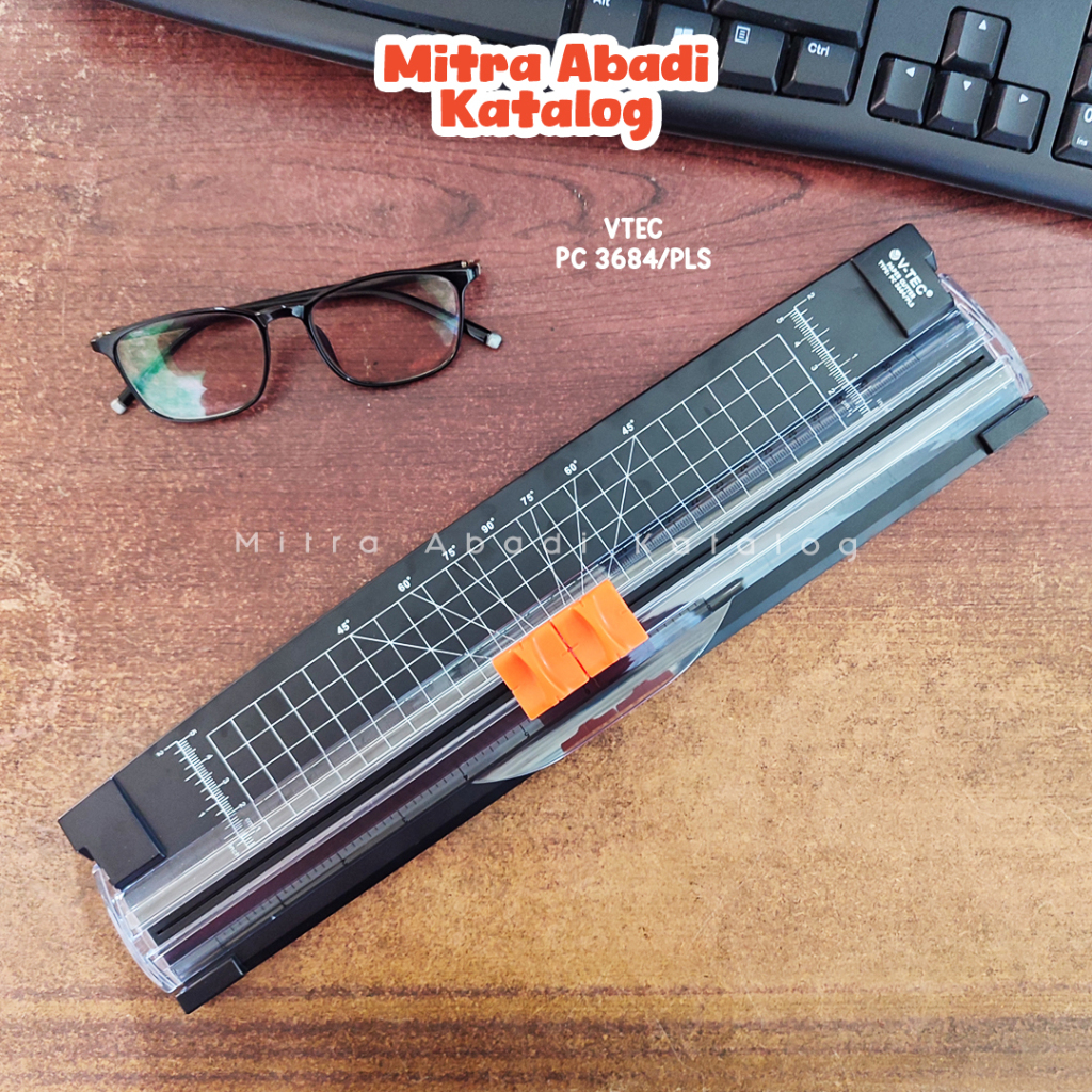 Jual PEMOTONG KERTAS VTEC PC 3684 / PAPER CUTTER A4 V-TEC PC3684 PC ...