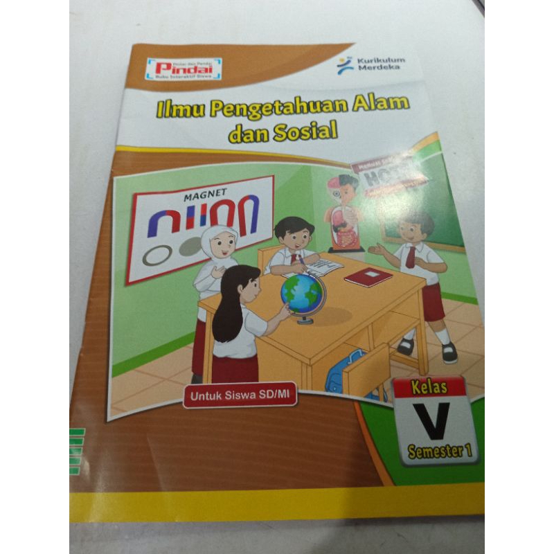 Jual Lks Ilmu pengetahuan Alam dan Sosial kelas 5 semester 1 ( cover ...