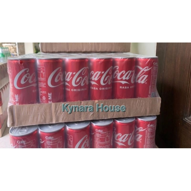 Jual Coca Cola/ Fanta/ Sprite Soft Drink Slim Kaleng 24x250ml (Karton ...