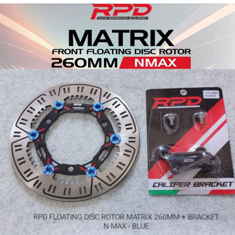 Jual RPD Matrix Floating Disc 260mm Nmax old New Turbo neo Aerox Alpha ...