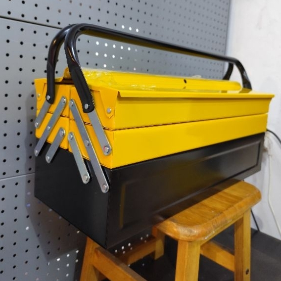 Jual Toolbox besi 3 susun tool box perkakas full besi good quality ...