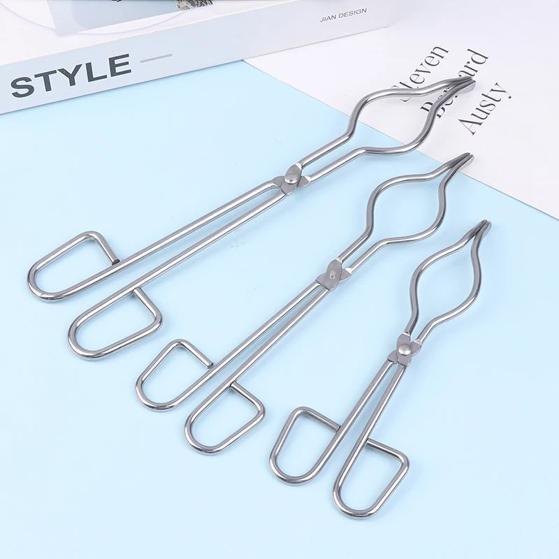 Jual Tang Krusibel Stainless 20/30/50cm Crucible Tongs Alat Penjepit ...