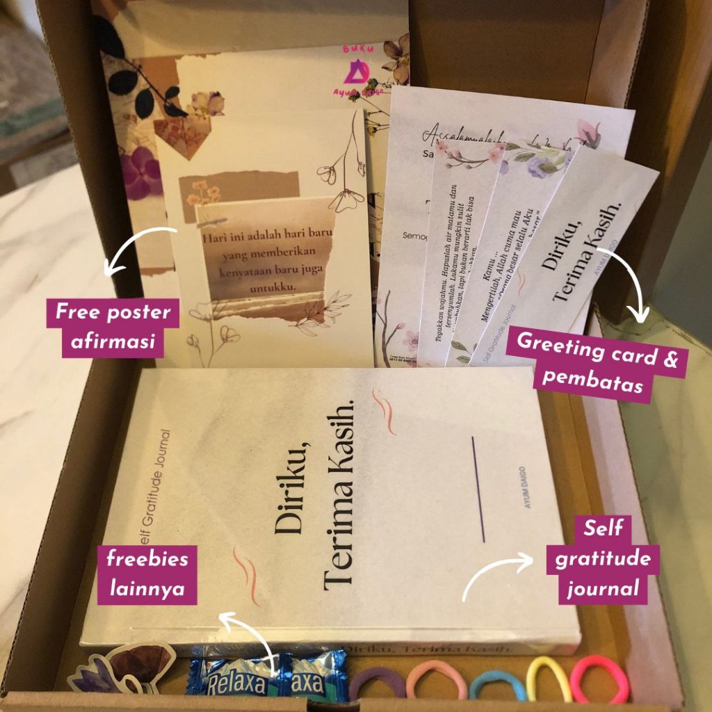 Jual PAKET BUNDLING 1 (Journal + Poster Dinding Afirmasi 6 Pcs) - Self ...