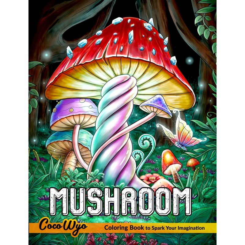 Jual Mushroom Coloring Book Coco Wyo | Shopee Indonesia