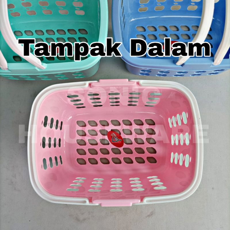 Jual Keranjang Sabun Ultah Mini Gagang Jinjing Tempat Wadah Penyimpanan ...