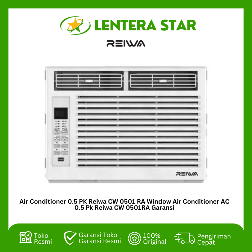 Jual Air Conditioner (AC) 0.5 PK Reiwa Window Low Watt CW 0501 RA AC 0