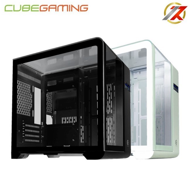 Jual CASING CUBE GAMING ATHOS - mATX Gaming Case - LED PANEL TEMPERATUR ...