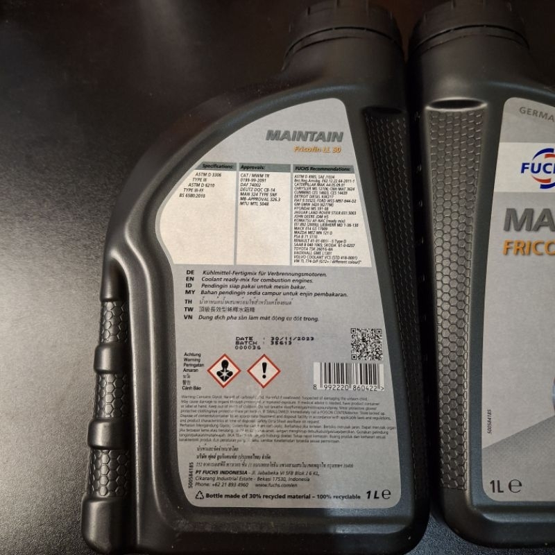 Jual Coolant / Air Radiator Racing Fricofin LL 50 Fuchs Silkolene ...