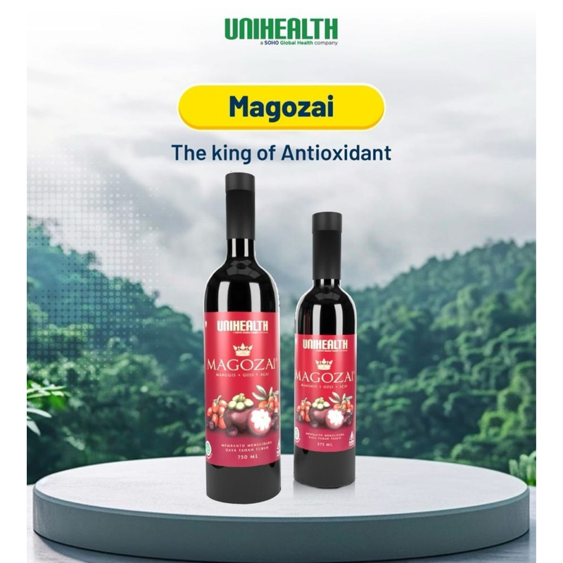 Jual Magozai Unihealth 375ml Jaminan Asli 100% The King Of Antikoksidan ...