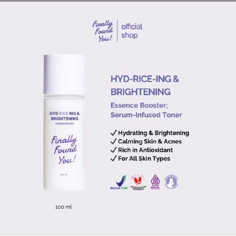 Jual ️GV ️ FINALLY FOUND YOU SOY BRIGHT MOISTURIZER ESSENCE BOOSTER ...