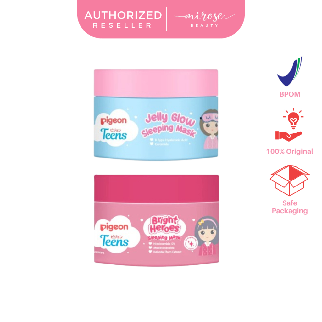 Jual PIGEON TEENS Jelly Glow Sleeping Mask | Bright Heroes Sleeping ...