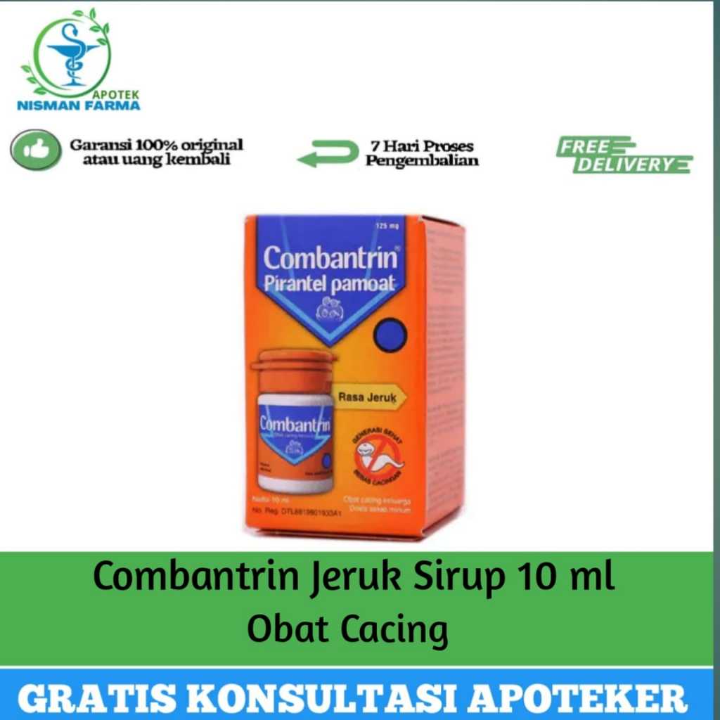 Jual COMBANTRIN JERUK SIRUP 10ML | Shopee Indonesia
