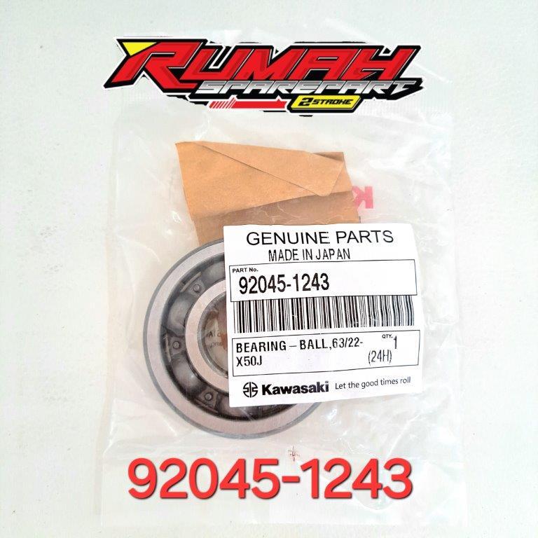 Jual BEARING LAHER KRUK AS KANAN 92045-1243 NINJA 150 ORIGINAL KAWASAKI ...