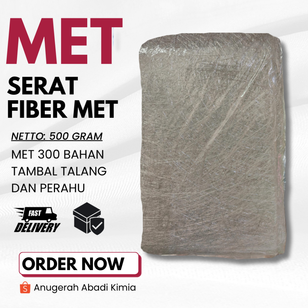 Jual Serat fiber / fiber glass / MET 300 500 Gram | Shopee Indonesia