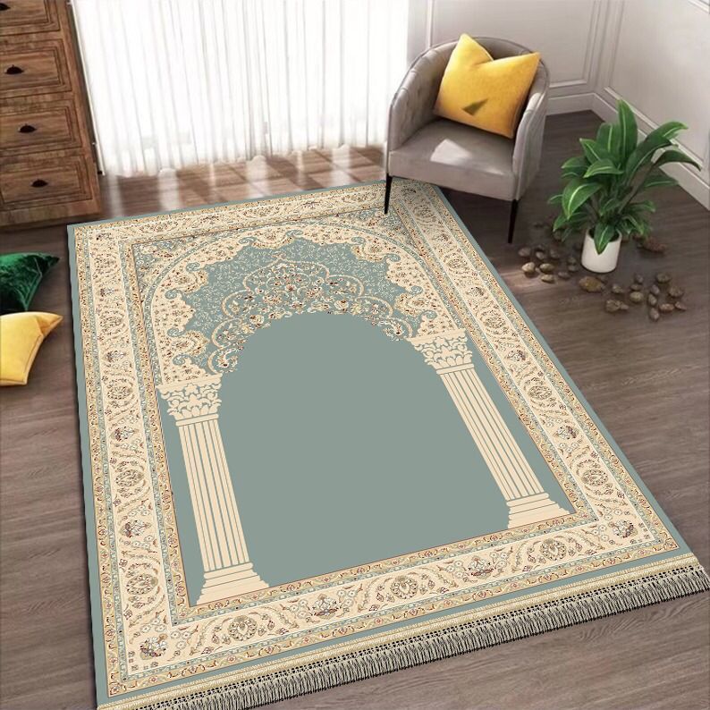 Sajadah bulu halus Kilat/glossy/silk Uk 60x110cm