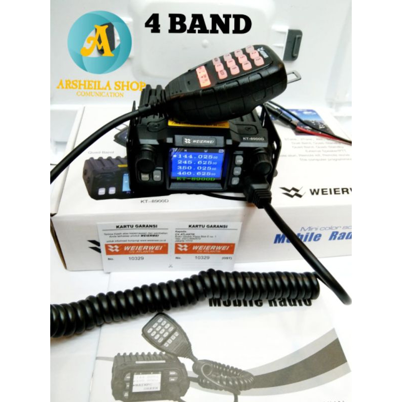 Jual Radio rig weierwei kt 8900 4 band original garansi 1 th | Shopee ...