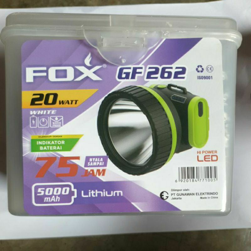 Jual SENTER kepala FOX GF 262 putih | Shopee Indonesia
