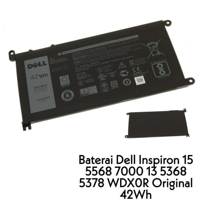 Jual Baterai Laptop Del WDX0R FW8KR WDXOR TJX4 for Inspiron 7368 7460 ...