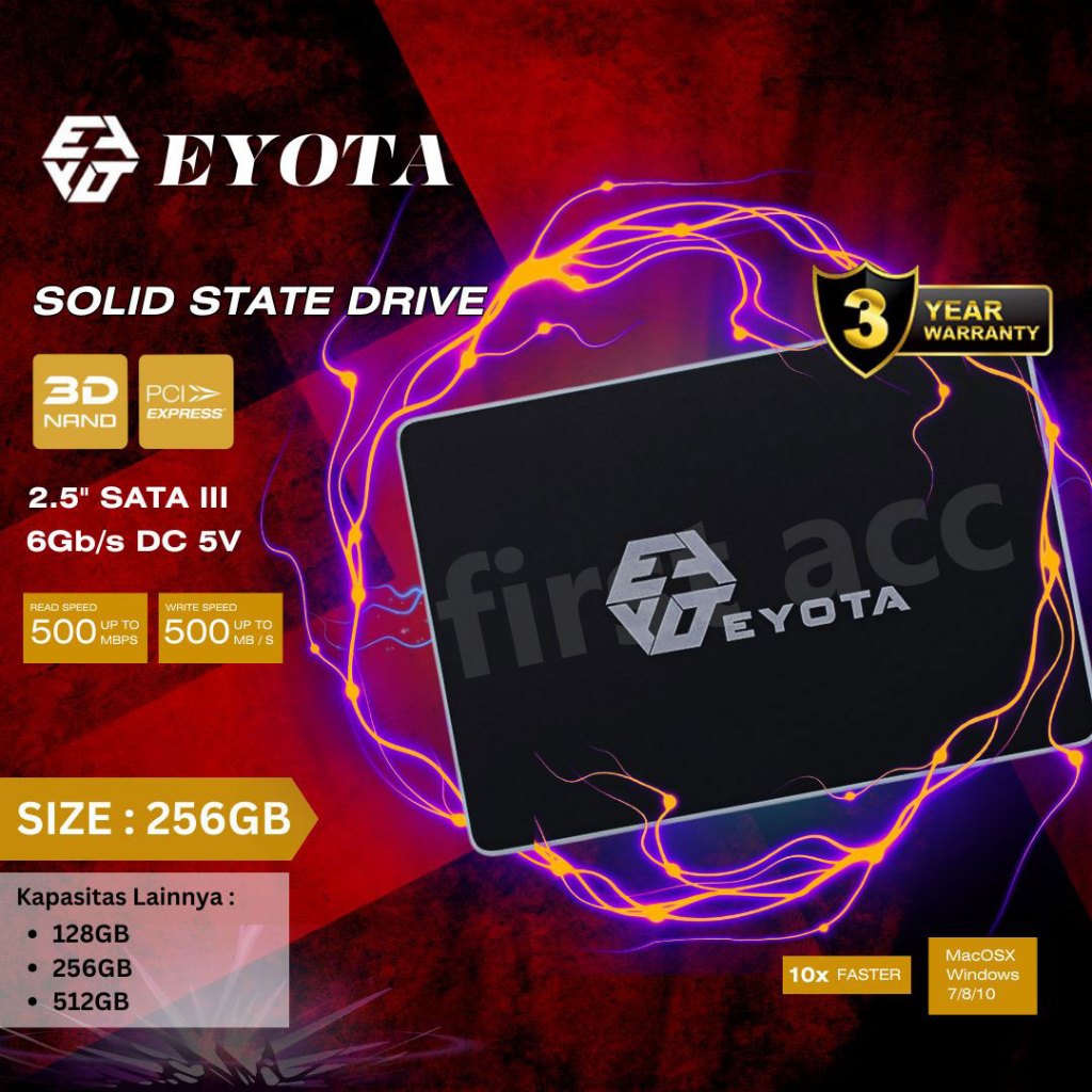 Jual SSD Laptop Notebook Komputer SATA III 256GB 2.5 inch dan OS New ...