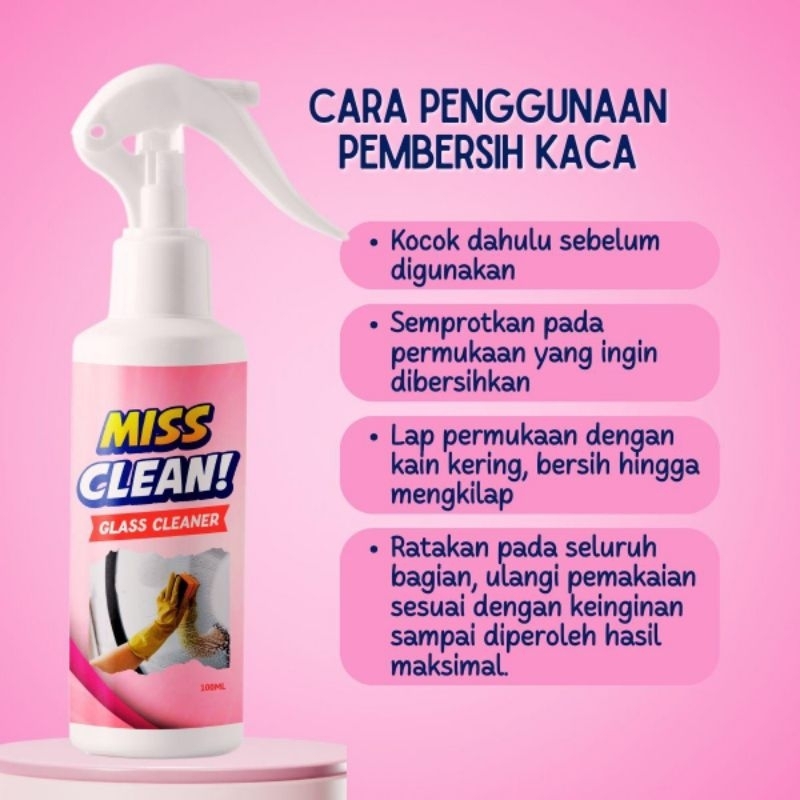 Jual Miss Clean Cairan Pembersih Kaca 100 ml | Shopee Indonesia