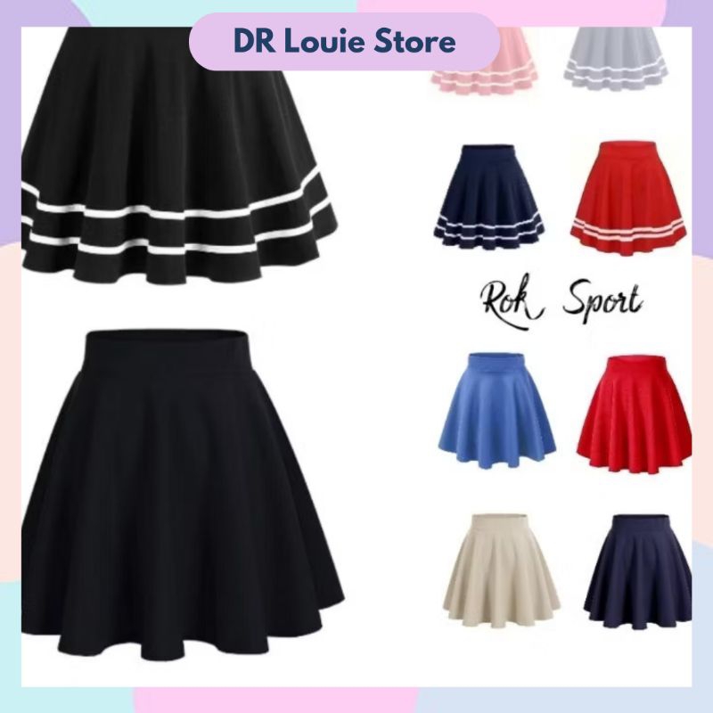 Jual Rok Olahraga Wanita | Rok Mini Skirt Sport Jogging Senam Gym Zumba ...