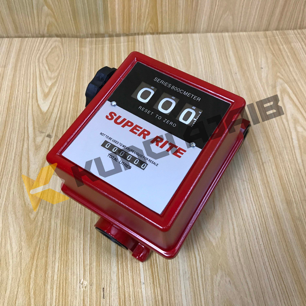 Jual SUPER-RITE Flowmeter 3 Digit 1 Inch DOMAX - Meteran Solar Flow ...