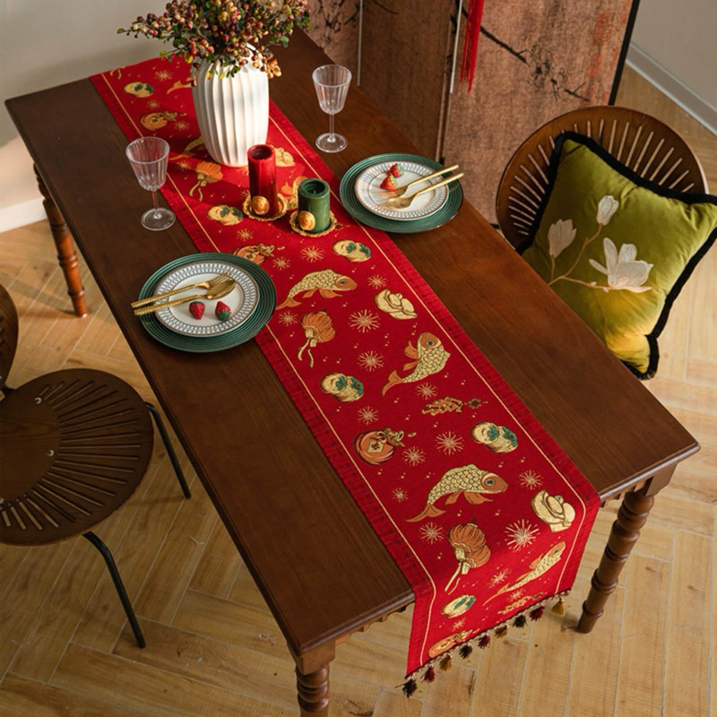 Jual Table Runner Aesthetic | Taplak Meja Estetik Motif Fortune ...