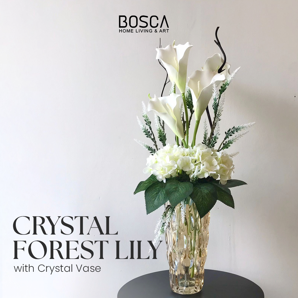 Jual Bosca Living - Crystal Forest Lily Flower Arrangement / Rangkaian ...