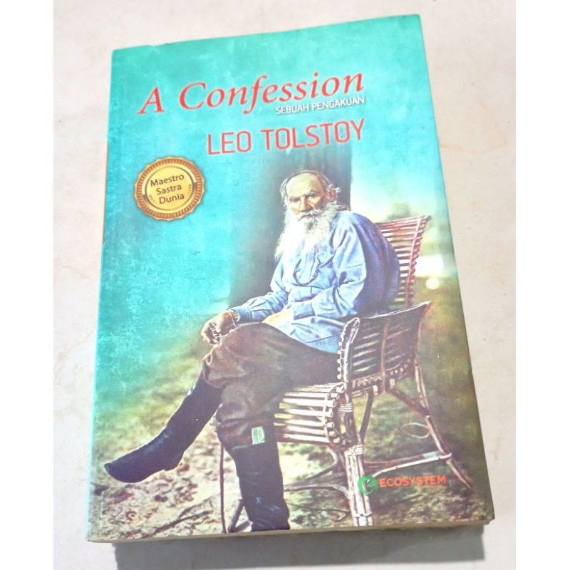 Jual ( OBRAL ) BUKU SEJARAH SASTRA // A CONFESSION // LEO TOLSTOY ...