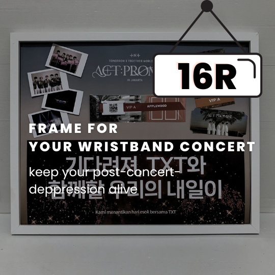 Jual 16R | Frame for Your Wristband Concert | Frame Tiket Konser ...