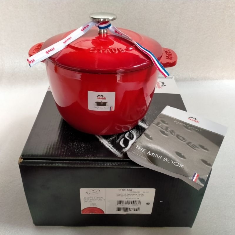 Jual original staub cast iron rice pot de gohan 16 cm | Shopee Indonesia