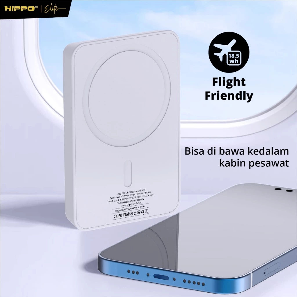 Hippo Elite Magsafe Ori MS-01 5000mAh Powerbank
