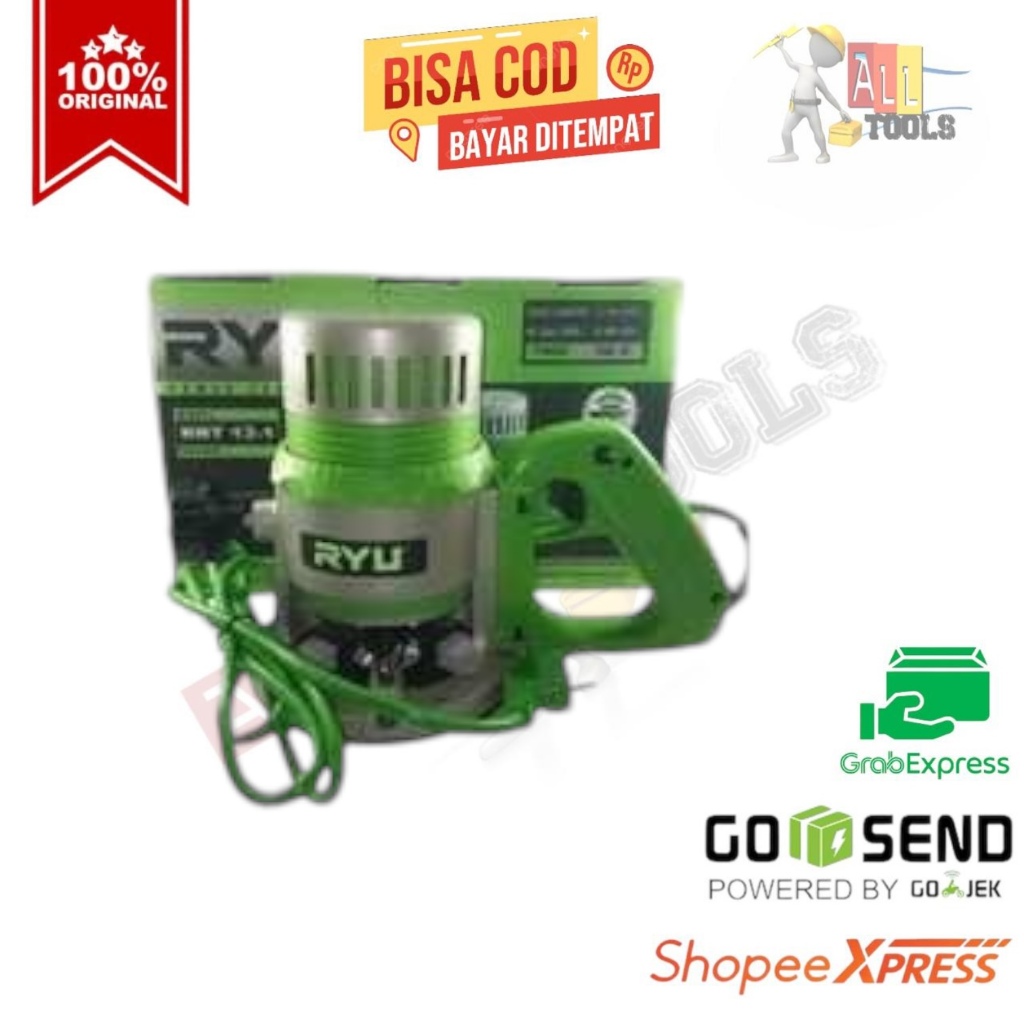 Jual RYU Mesin Router RRT 12-1/ Mesin Profil Kayu/ Mesin Trimmer 12mm ...