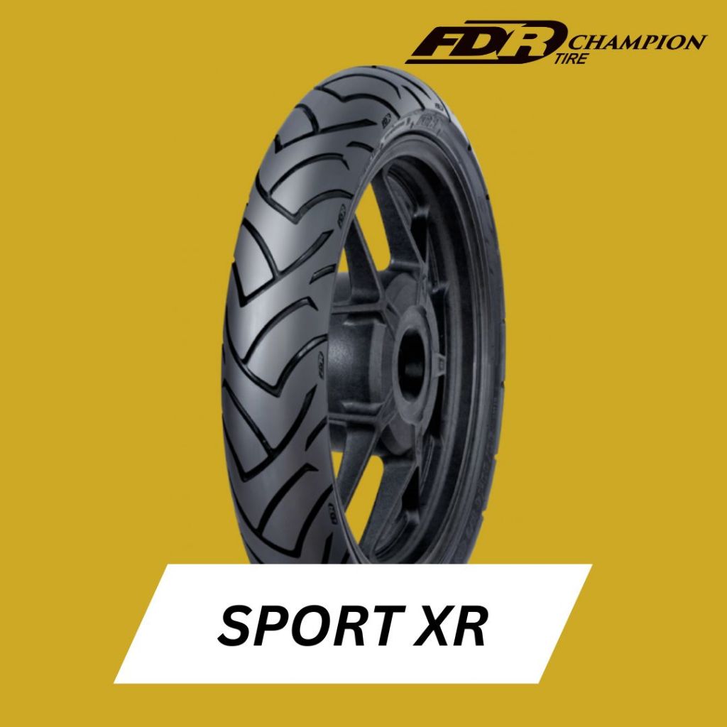 Jual BAN MOTOR FDR SPORT XR CHAMPION RACING (TUBELESS) RING 14 & 17 ...