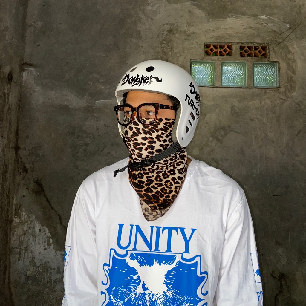 Jual Bandana Leopard | Scraf Syal Slayer Motif Leopard | Untuk Motoran ...