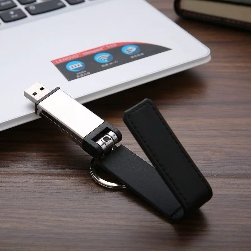 Jual Free Custom Nama Atau Logo Perusahaan Usb Flashdisk Kulit Warna ...