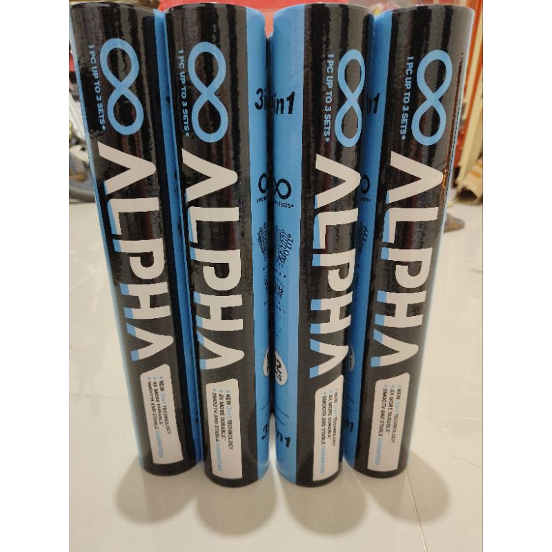 Jual shuttlecock alpha black 3 in 1original | Shopee Indonesia