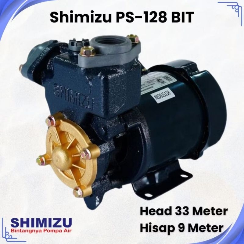 Jual SHIMIZU PS 128 BIT POMPA AIR SUMUR 9M SHIMIZU PS 128 BIT | Shopee ...