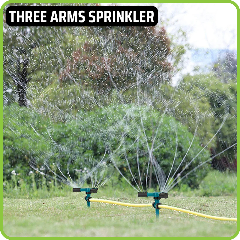 Jual Three Arms Rotating Lawn Sprinkler | Sprinkler Tiga Lengan Putaran ...