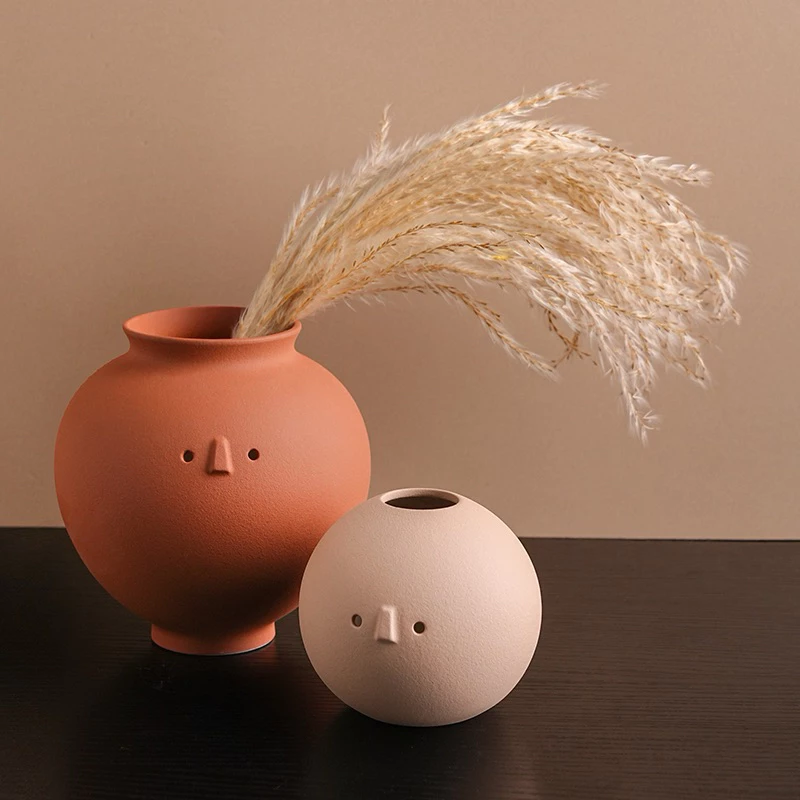 Faccia Ceramic Pottery Vase