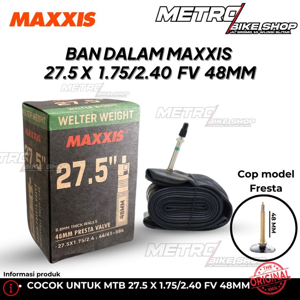 Jual Ban Dalam Maxxis x FV 48mm ban dalam sepeda