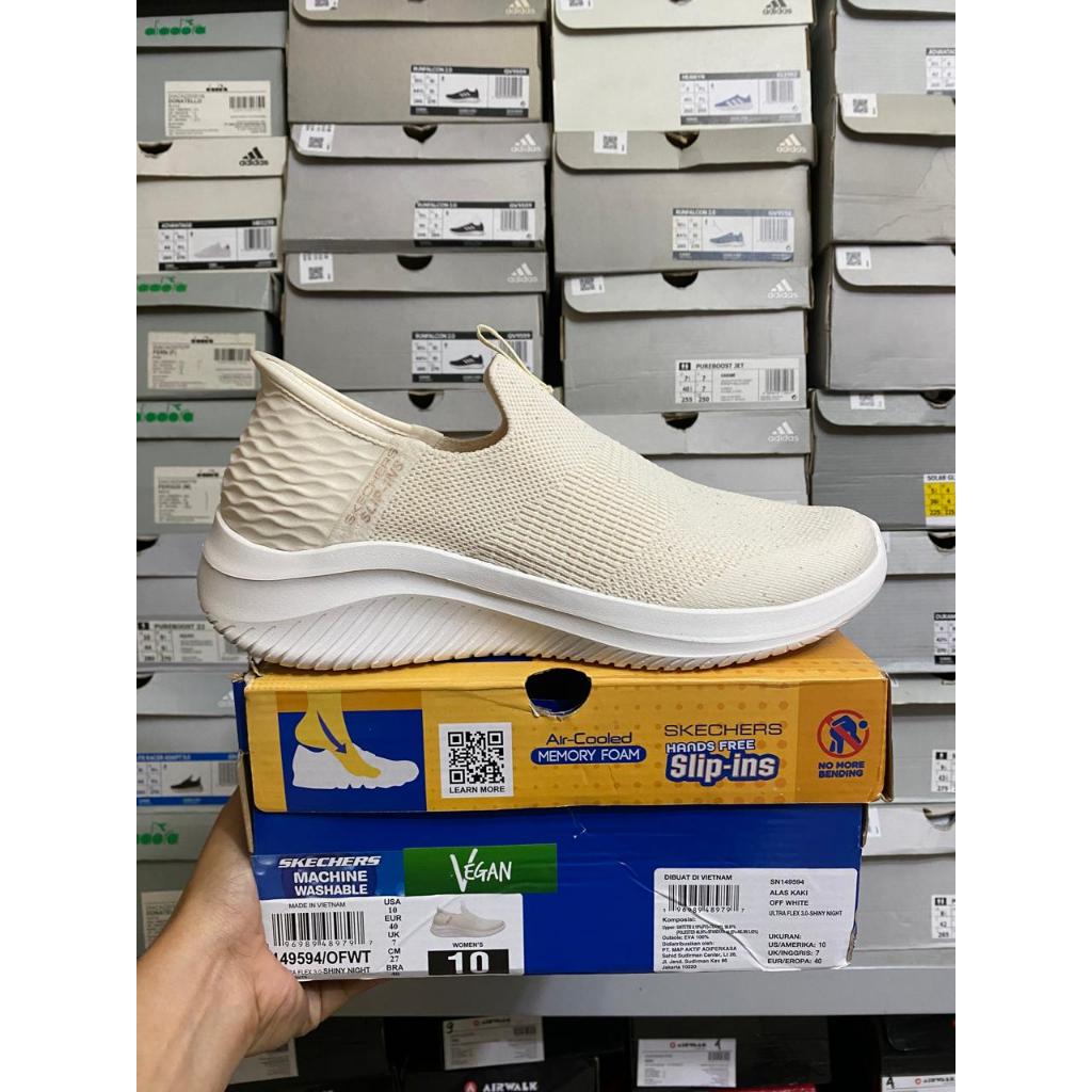 Jual Skechers Ultra Flex 3.0 - Shiny Night Off White 149594/OFWT Women ...