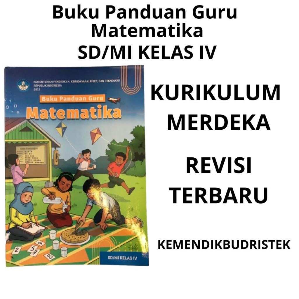 Jual Buku Panduan Guru Matematika Kelas 4 SD Kurikulum Merdeka | Shopee ...