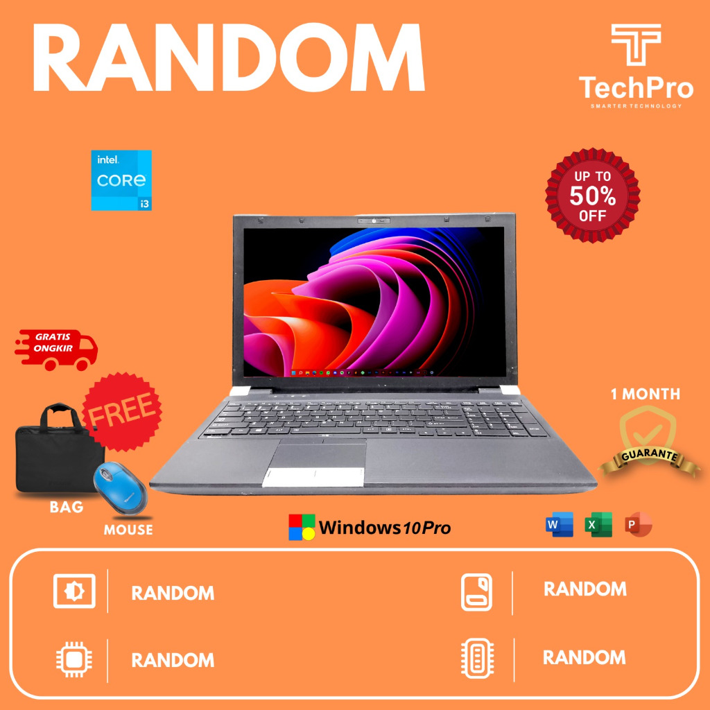 Jual LAPTOP RANDOM Core i3-2th dan core i3 gen 1 RANDOM Laptop Murah ...