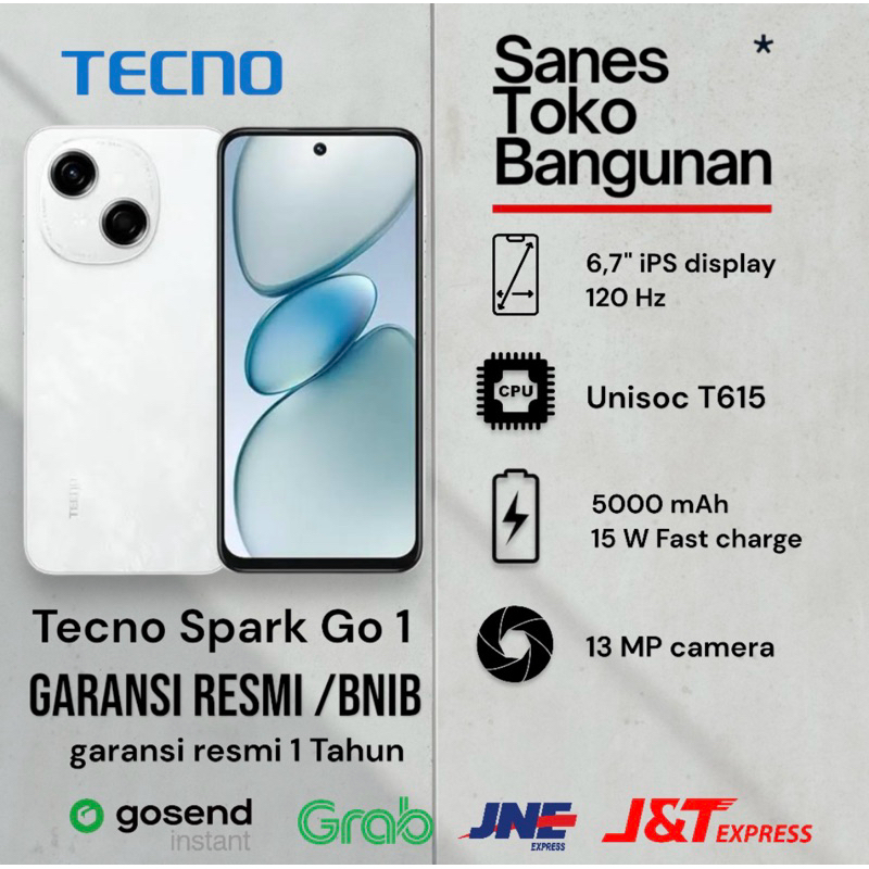 Jual Tecno Spark Go 1 Ram 4/128 Gb - Extended Ram 8 Gb - Baru Segel Box ...