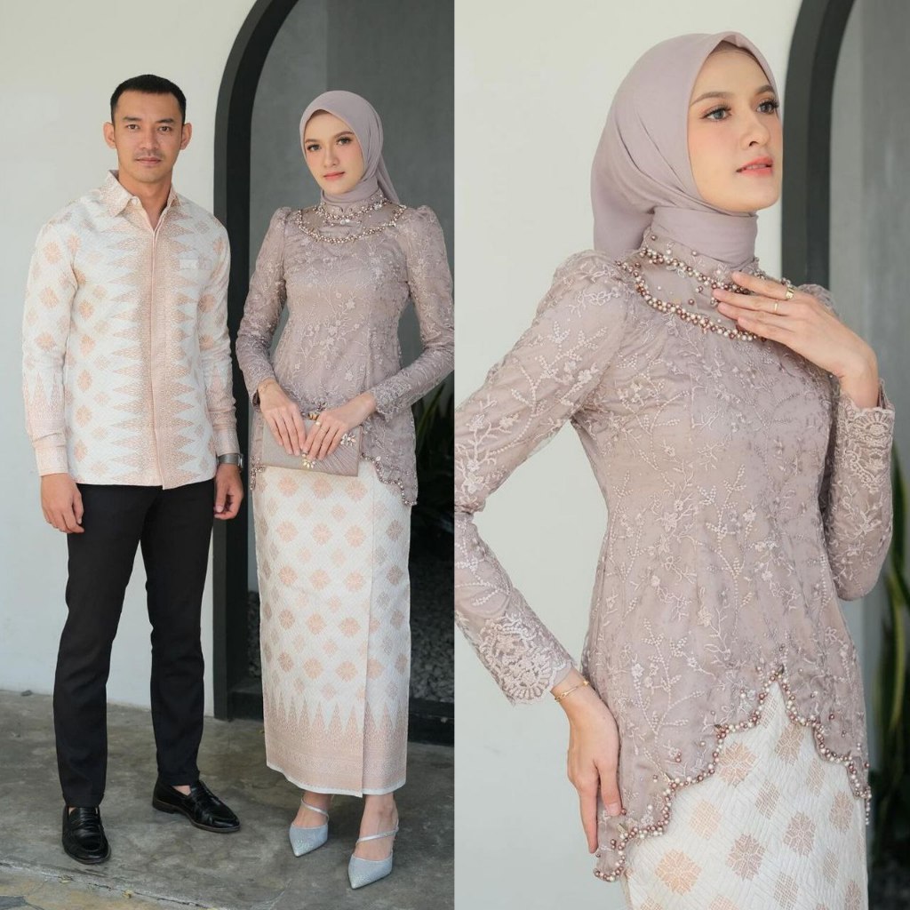 Jual Set Kebaya Couple Sera Series Modern Rok Prada Kebaya Wisuda ...