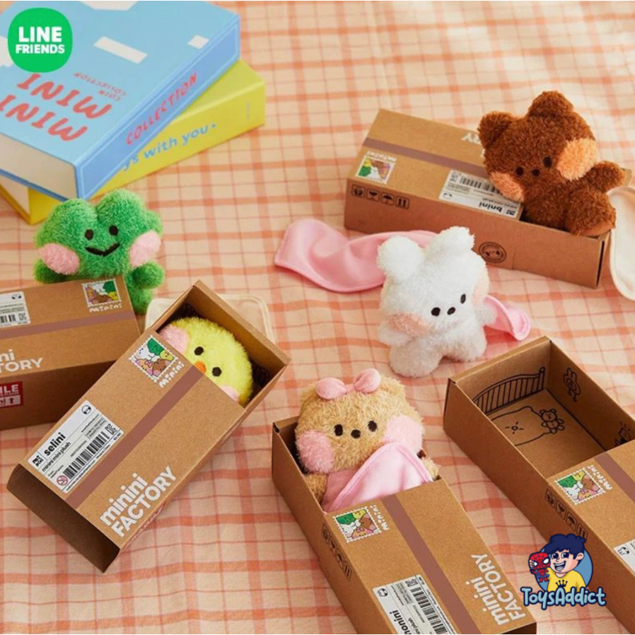 Jual Line Friends Mini Doll Brown Bear Cony KEYCHAIN Blindbox | Shopee ...