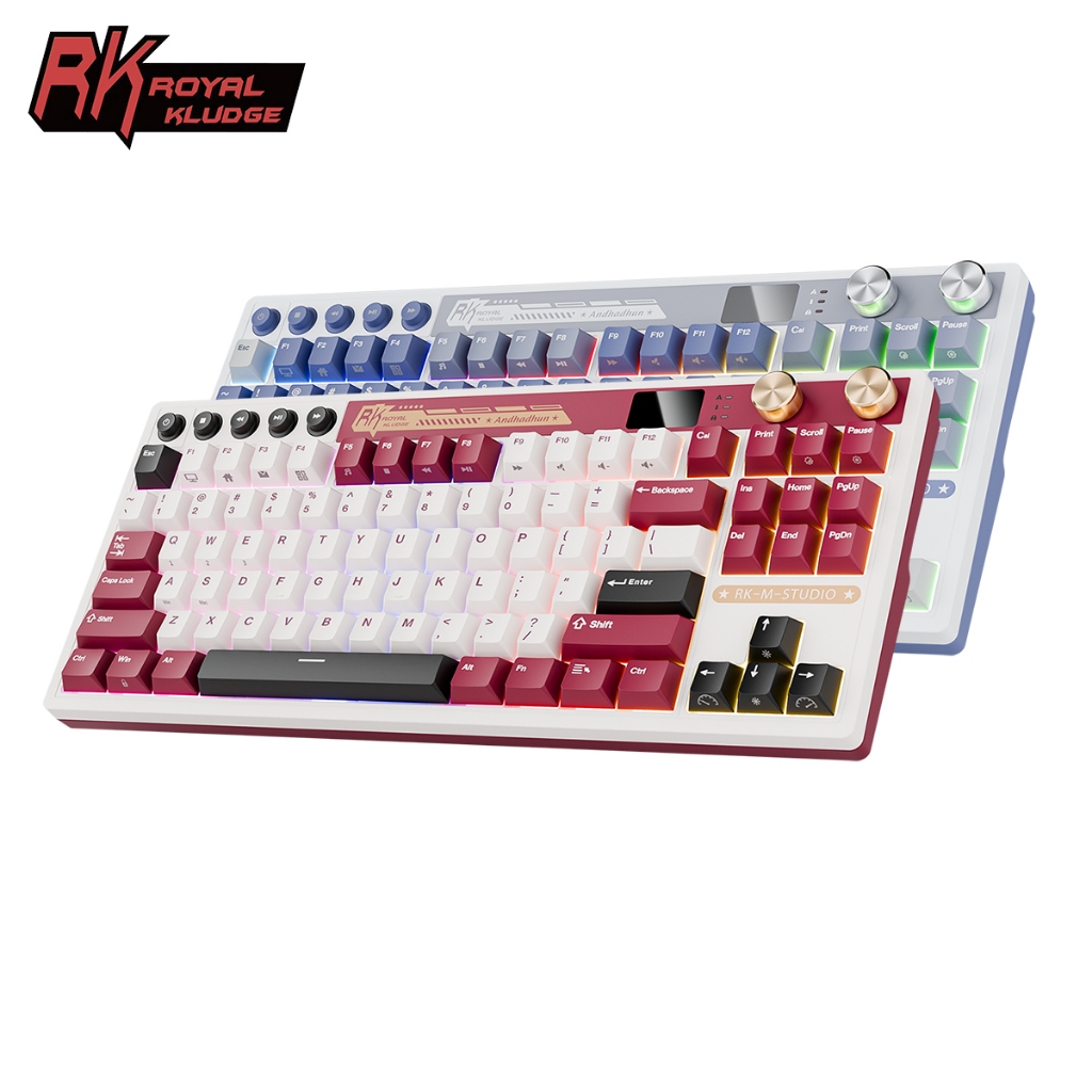 Jual Royal Kludge RK M87 Famicom 87 Key Gaming Keyboard | Shopee Indonesia
