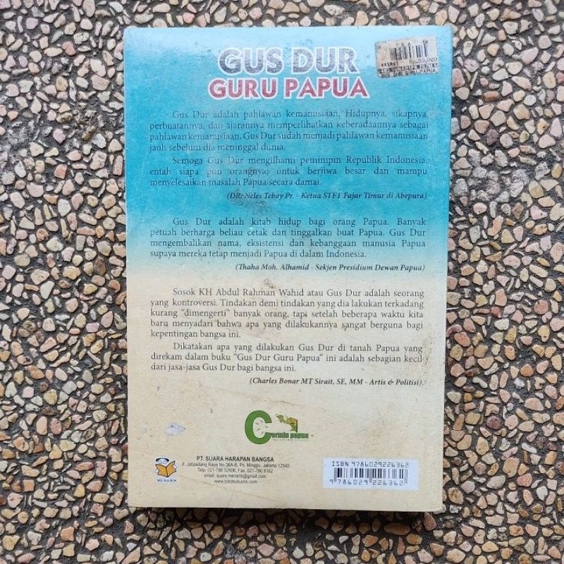 Jual Novel Gus Dur Guru Papua By Titus Pekei Original New | Shopee ...